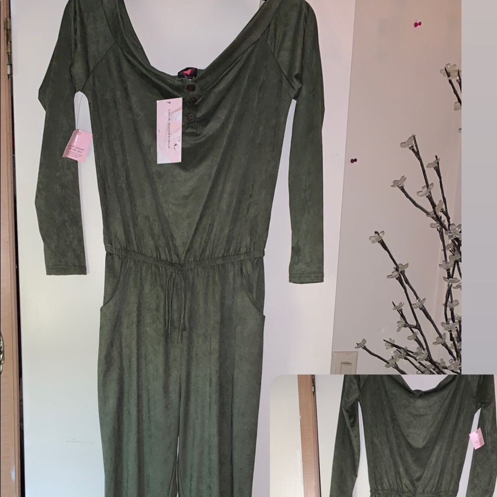 Olive jumpsuit
